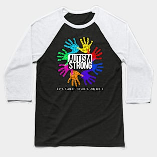 Autism Strong Baseball T-Shirt